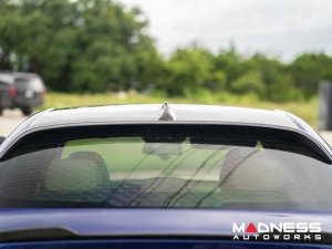 Alfa Romeo Giulia Roof Spoiler - Carbon Fiber - Feroce Carbon - Full Size